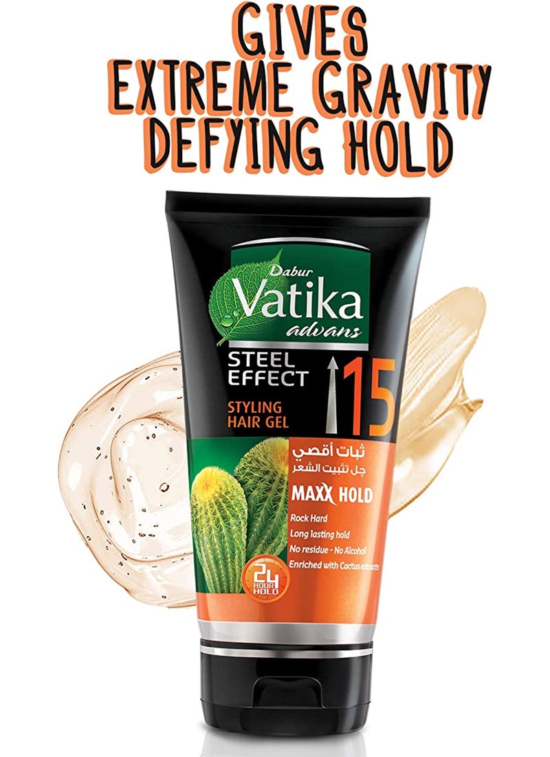 Vatika Naturals Advanced Maxx Hold Styling Hair Gel 150ml - Image 2