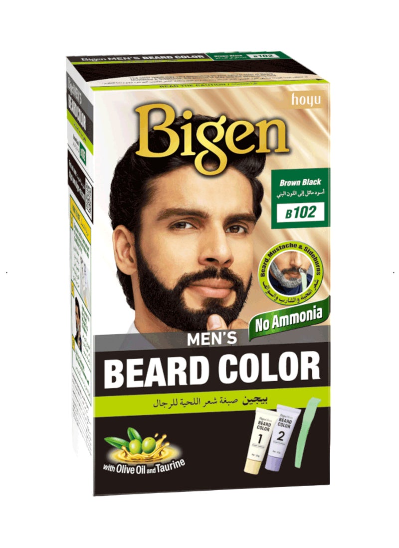 بايجن ملون اللحية للرجال B102 لون بني وأسود بني/أسود 40جرام - Image 1