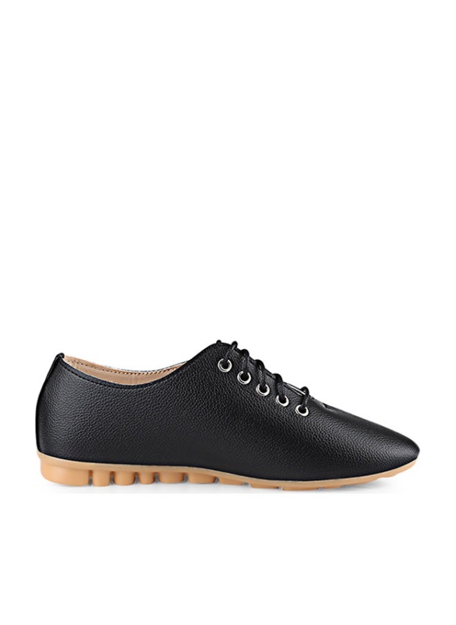 Vintage Casual Nursers Flat Shoe Black - Image 1