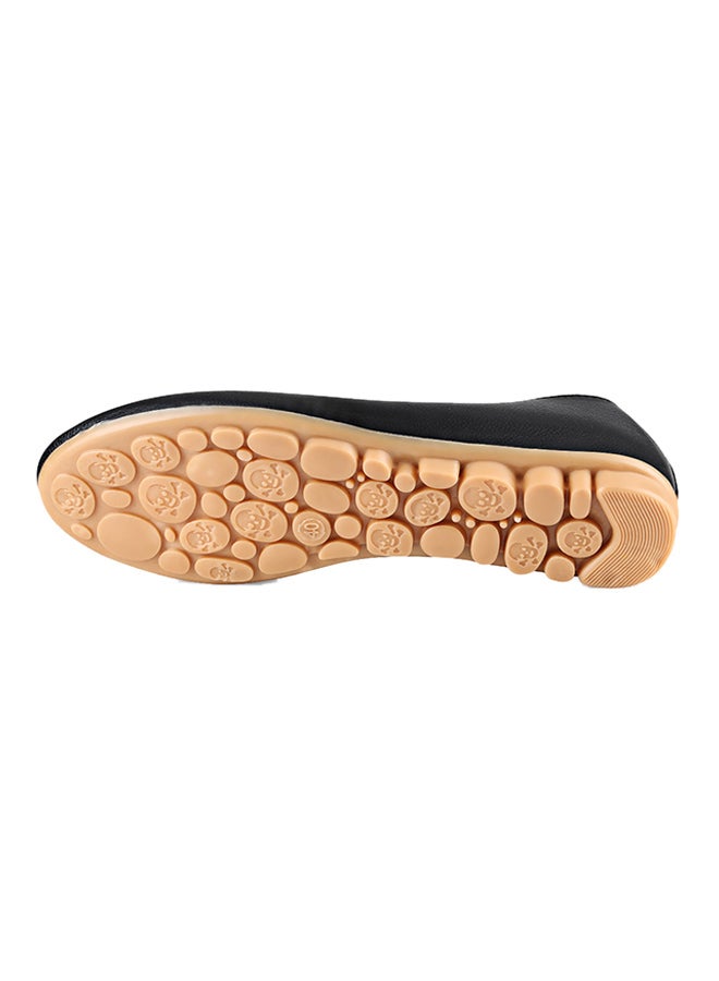 Vintage Casual Nursers Flat Shoe Black - Image 5