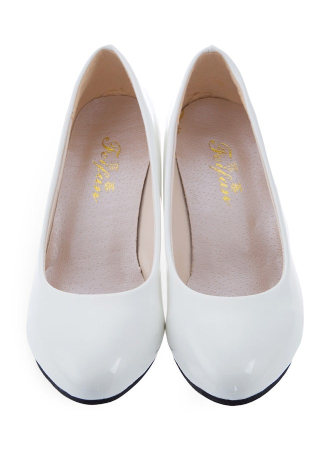 High Heel Pump Shoe White - Image 4