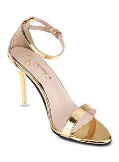 Generic Ankle Strap High Heel Sandal Gold  - Image 1