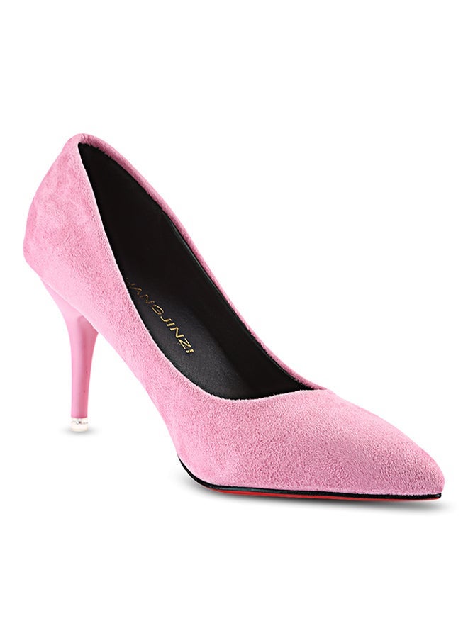 Thin Heel Pump Shoe Pink - Image 1