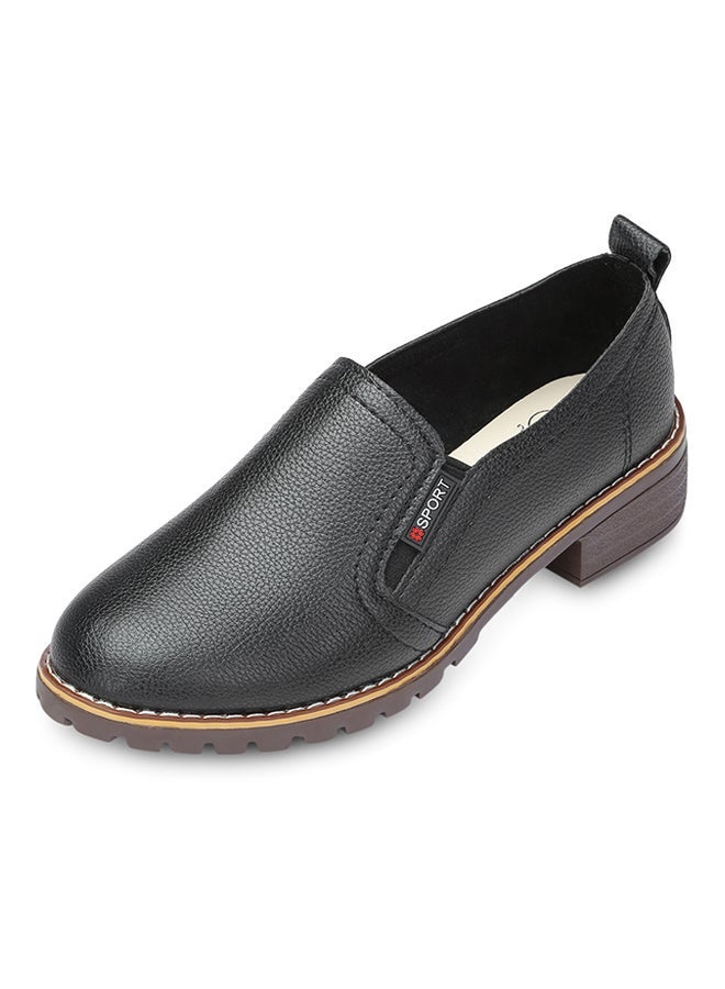 Casual Slip-On Loafer Shoe Black - Image 4