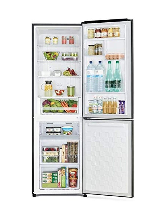 HITACHI 410L Gross And 330L Net Capacity Bottom Mount Double Door Refrigerator, 2 Doors Fridge, Dual Fan Cooling, Eco Thermo-Sensor, Bottle And Wine Shelf RBG410PUK6GBK Black  - Image 3