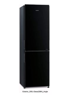 HITACHI 410L Gross And 330L Net Capacity Bottom Mount Double Door Refrigerator, 2 Doors Fridge, Dual Fan Cooling, Eco Thermo-Sensor, Bottle And Wine Shelf RBG410PUK6GBK Black  - Image 4