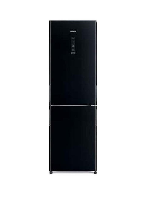 410L Gross/ 320L Net Capacity Bottom Mount Double Door Refrigerator with Inverter Compressor , Dual Fan Cooling, Hybrid Freezing, Large Shelf RBG410PUK6XGBK Black