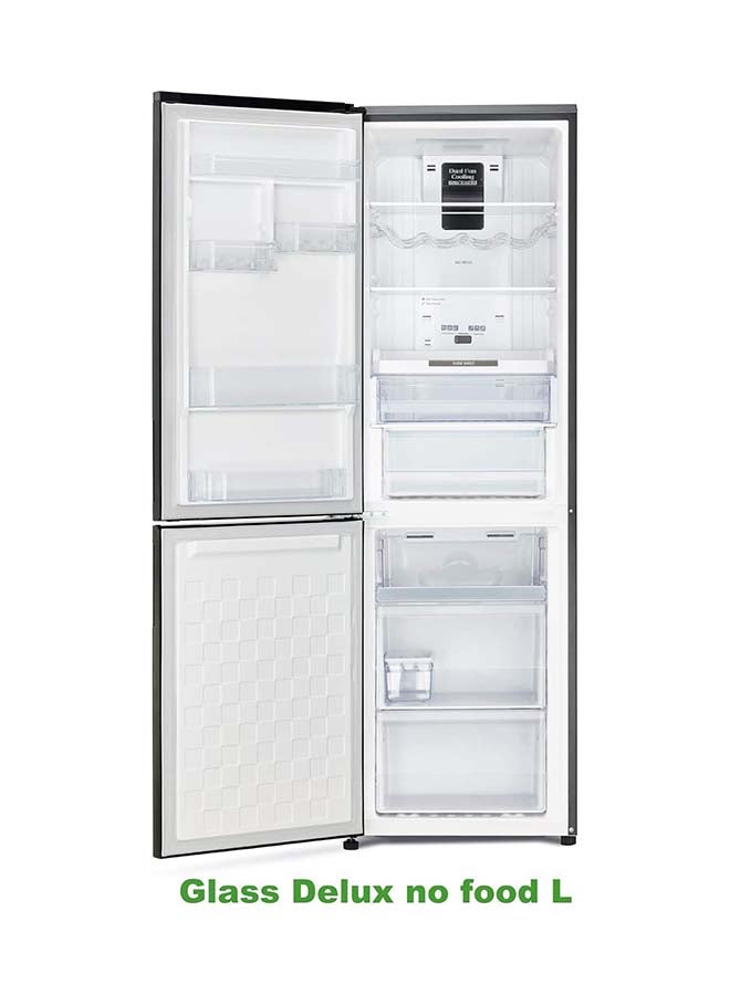 HITACHI 410L Gross, Net 330L Bottom Mount Double Door Refrigerator 10 Year Warranty on Inverter Compressor, Refrigerator Dual Fan Cooling Hybrid Freezing Big Bottle Shelf-1 Year Warranty RBG410PUK6X Black  - Image 3