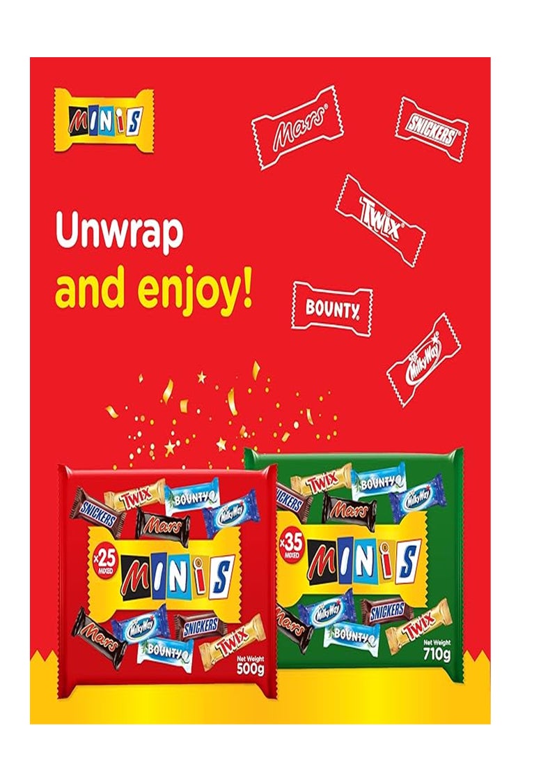 Mars Best Of Minis Chocolate Bag 710grams  Single - Image 3