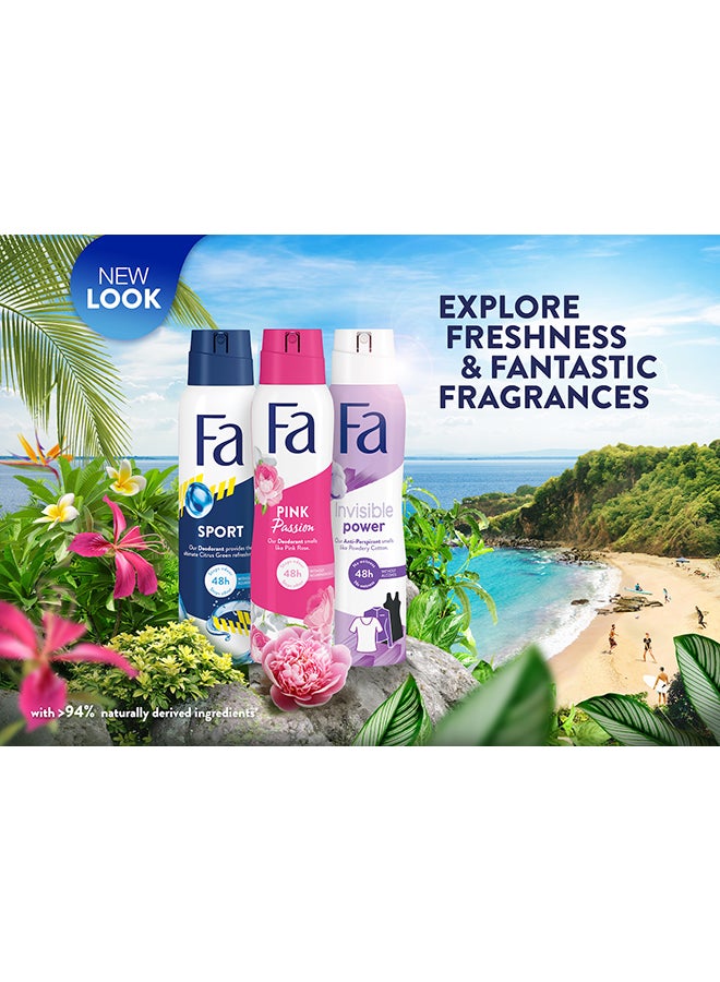 Fa Attraction Force Body Deodorant 200ml - Image 2