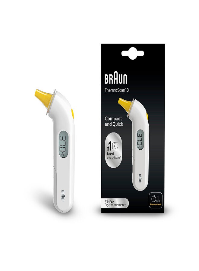 BRAUN Thermoscan 3 Digital Thermometer With Ultra Sensitive Sensor, IRT3030EE - Image 2