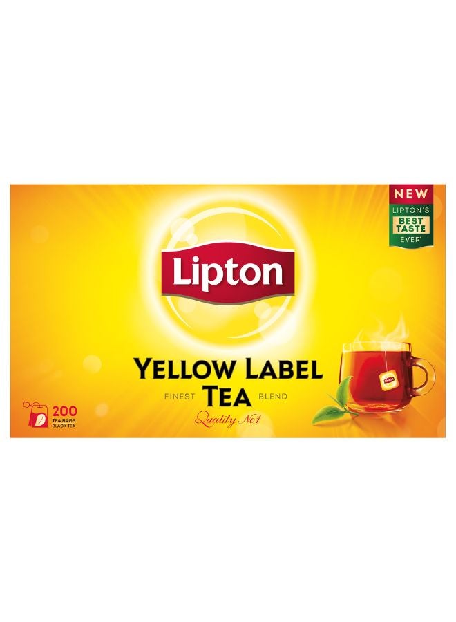 Lipton Yellow Label Rich Natural Taste 200 Teabags 2grams - Image 1