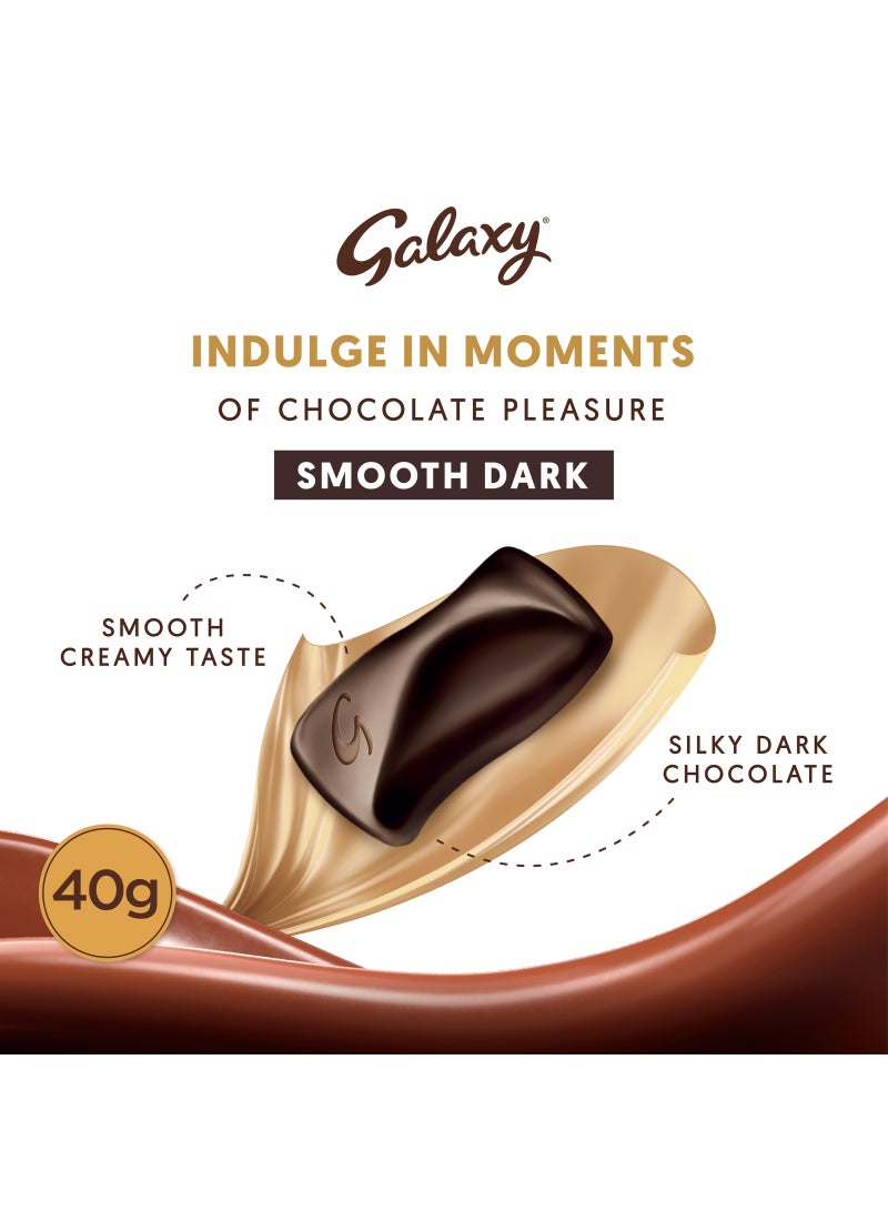 Galaxy Smooth Dark Chocolate Bar 40grams - Image 2