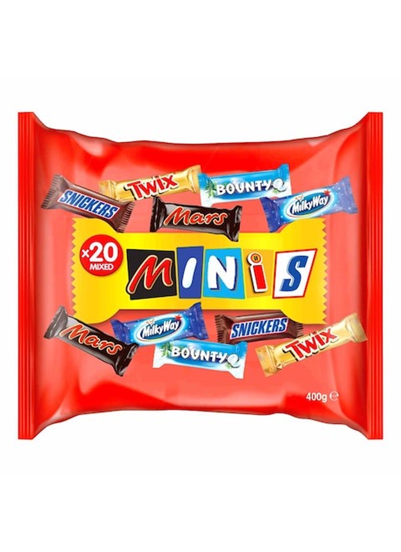 Mars Best Of Minis Chocolate Bag 20 Pieces 400grams - Image 1