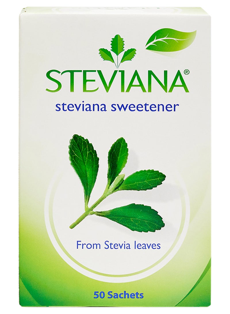 ستيفيانا محلي من أوراق ستيفيا صحي ولذيذ 50 كيس - Image 1