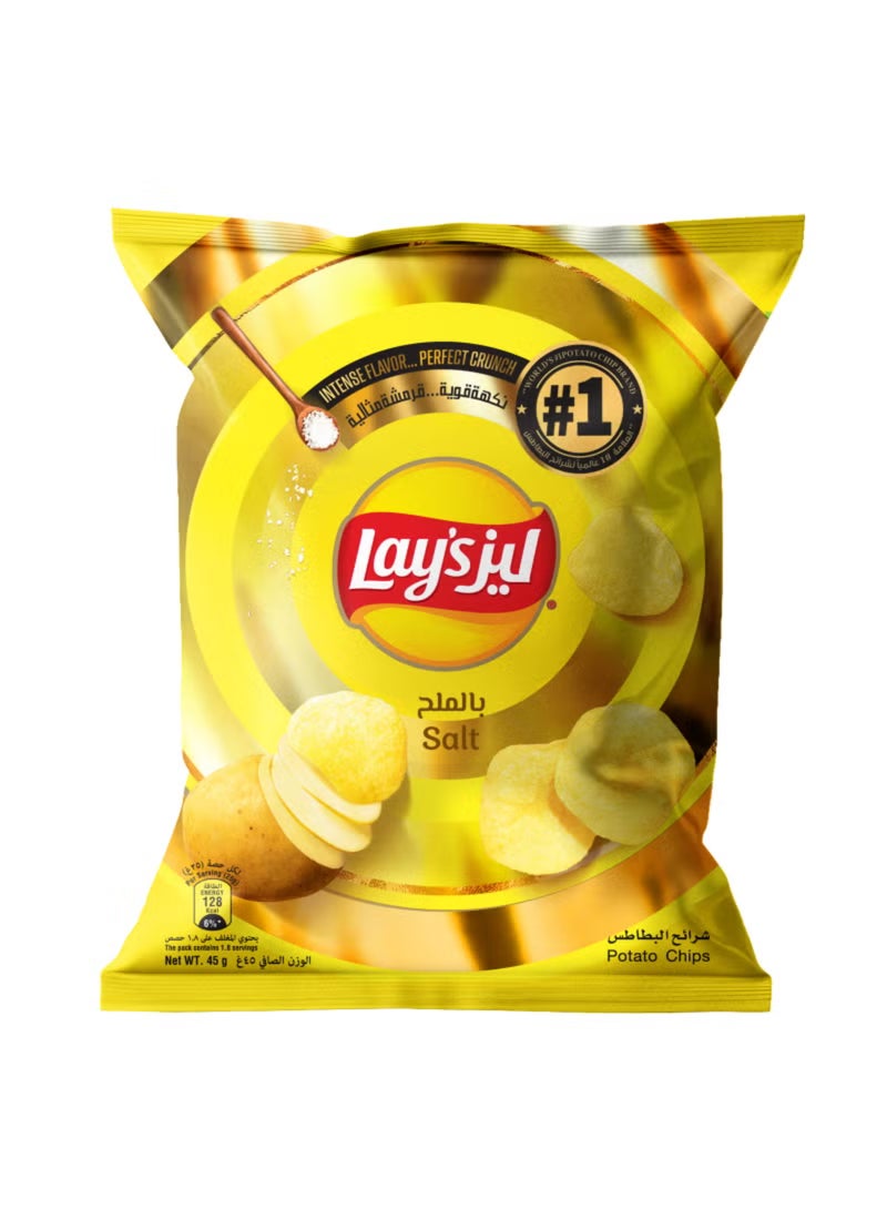 ليز شرائح بطاطس مملحة 45جرام - Image 5