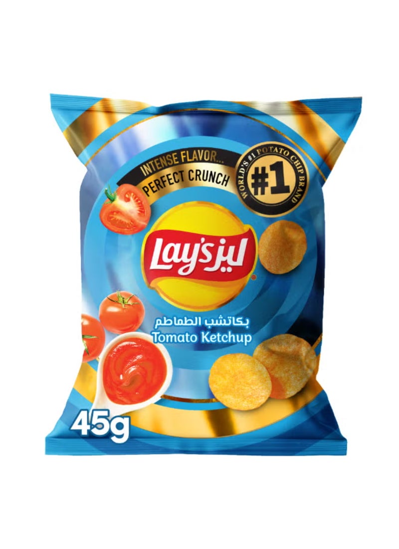 Lay's Tomato Ketchup Potato Chips 45grams - Image 1