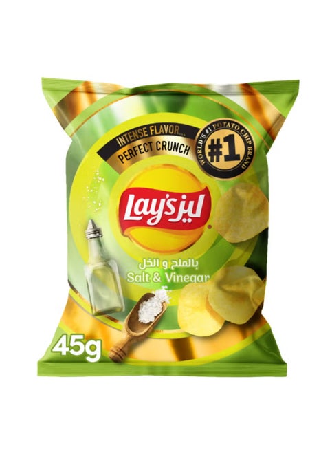 Salt and Vinegar Potato Chips 45grams