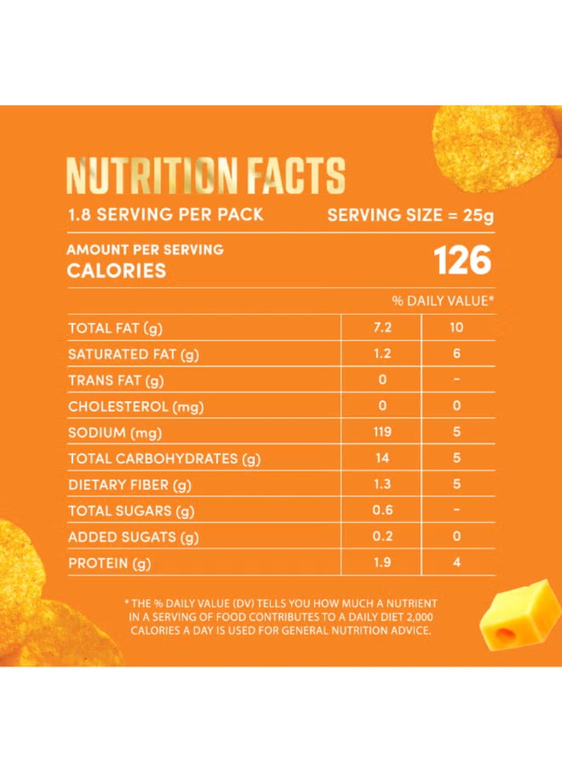 ليز مقرمشات بالجبنة الفرنسية 45جرام - Image 3