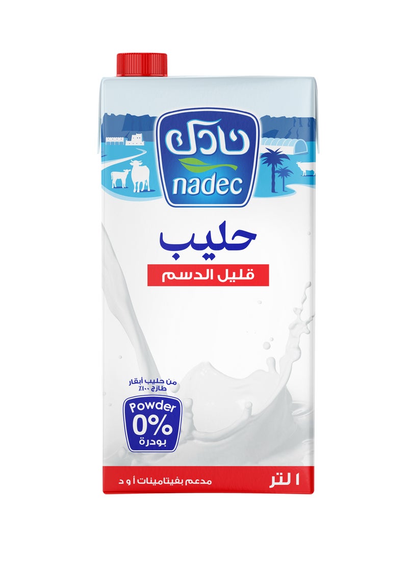 نادك حليب قليل الدسم سادة 1لترات - Image 3