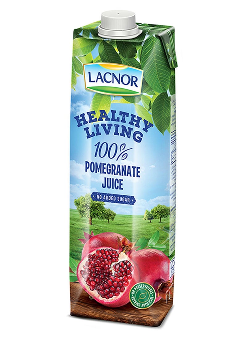Lacnor Healthy Living Pomegranate Juice 1Liters - Image 1