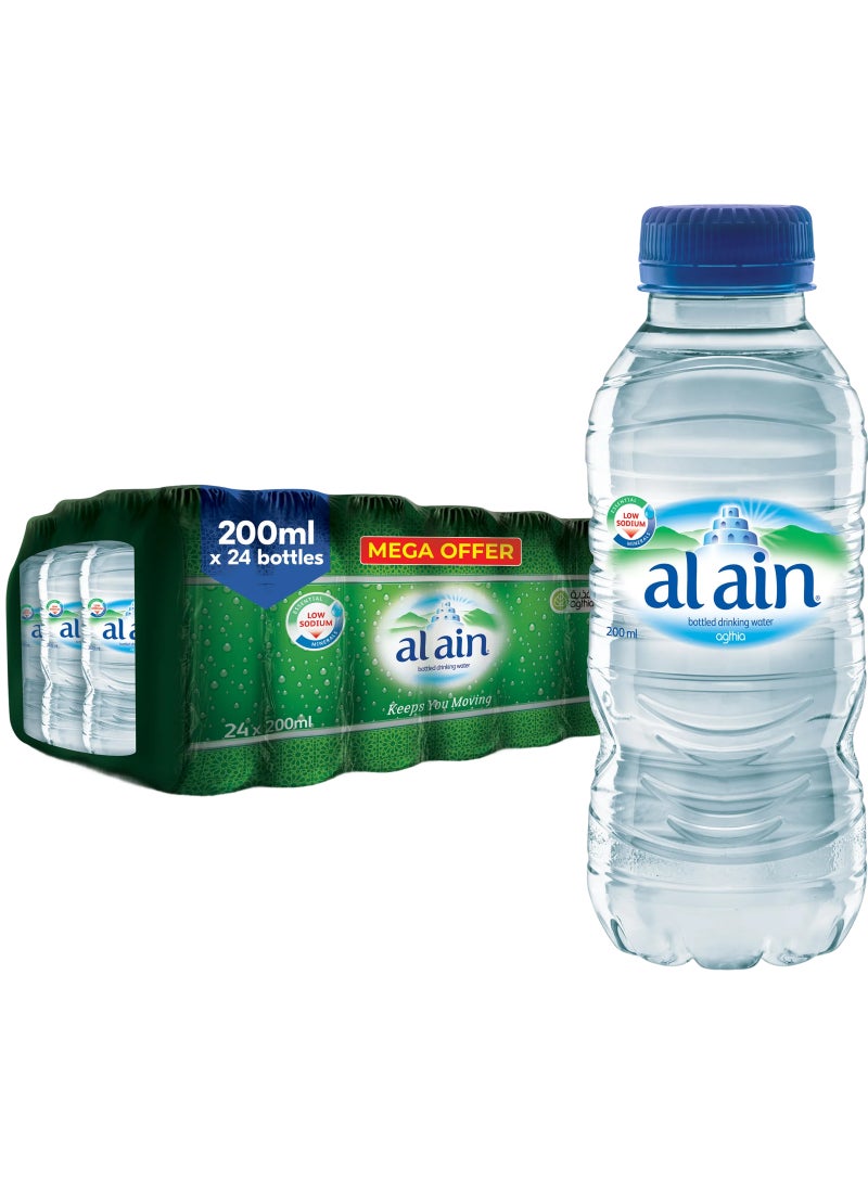 Al Ain Drinking Water Bottles 200ml Pack of 24 - Image 1