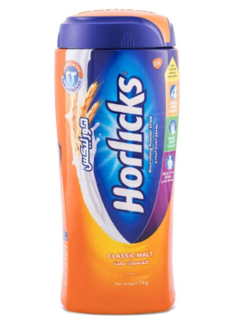 Horlicks Classic Malt Health Drink 1kg - Image 1