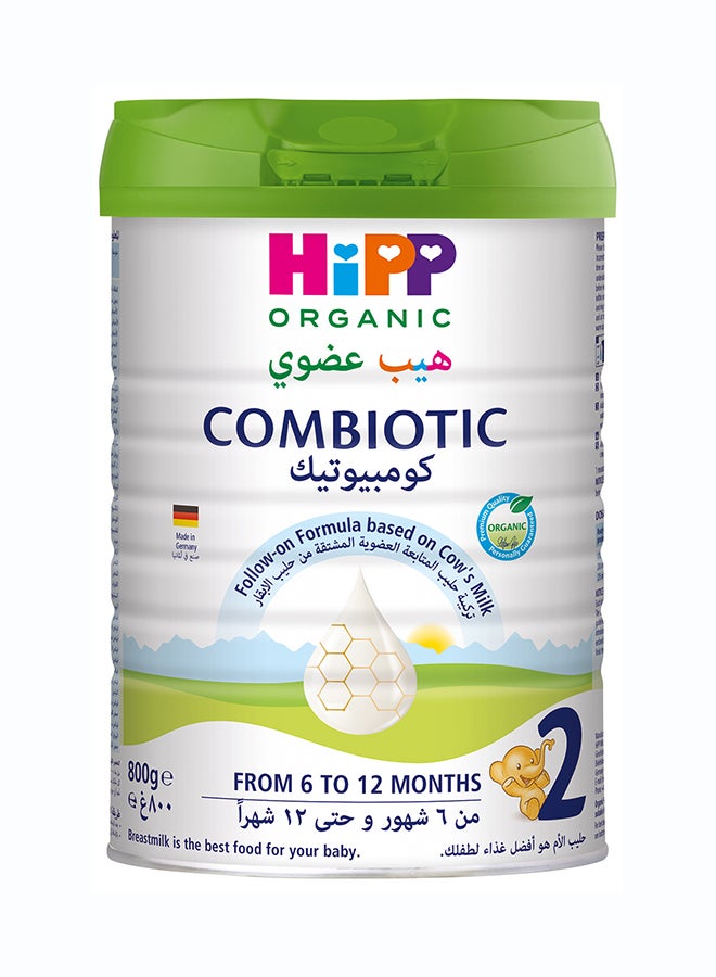 Hipp Organic Combiotic Stage 2 Follow-On Formula From 6 to 12 Months 800grams - Image 1