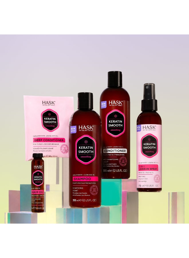 HASK - Keratin Protein Smoothing Shine Oil 18ml 18ml - Image 1