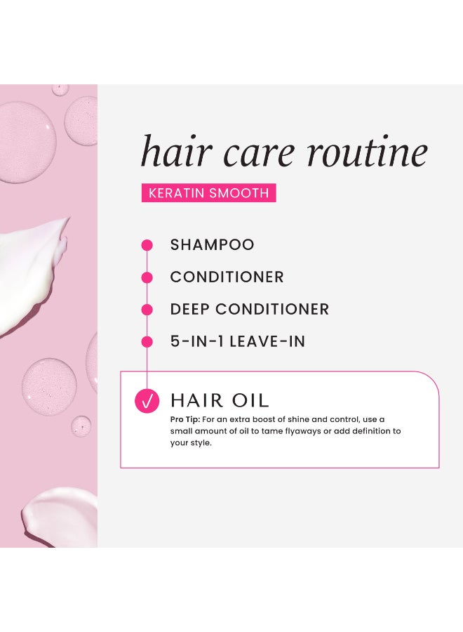 HASK - Keratin Protein Smoothing Shine Oil 18ml 18ml - Image 1