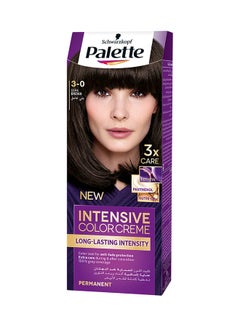 Palette Intensive Colour Cream 3-0, Dark Brown 50ml , 50ml , & 10ml  - Image 1