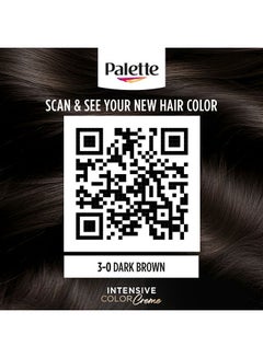 Palette Intensive Colour Cream 3-0, Dark Brown 50ml , 50ml , & 10ml  - Image 5