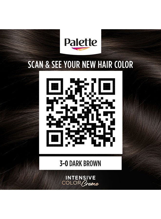 Palette - Intensive Colour Cream 3-0, Dark Brown 50ml , 50ml , & 10ml - Image 1
