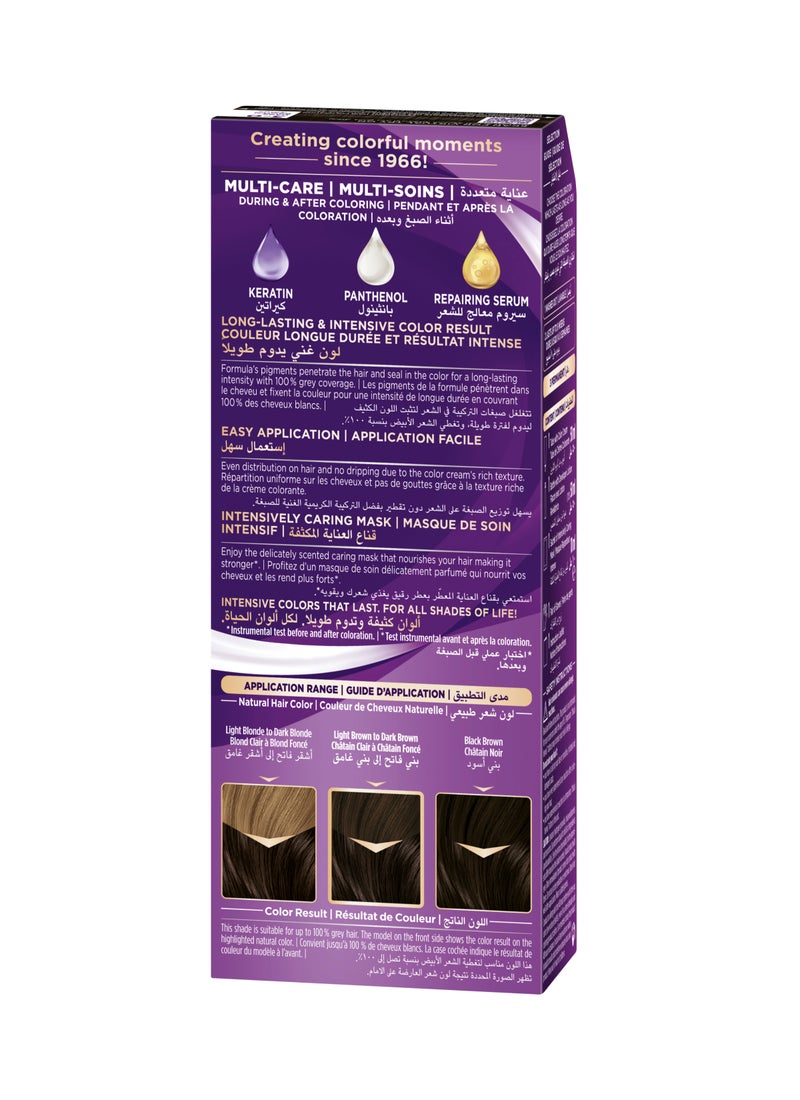 Palette Intensive Color Creme 3-0 Dark Brown 3-0, Dark Brown 50ml , 50ml , & 10ml - Image 2