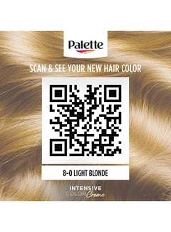 Palette Intensive Colour Cream 8-0, Light Blonde 8-0, Light Blonde 50ml , 50ml , & 10ml  - Image 5