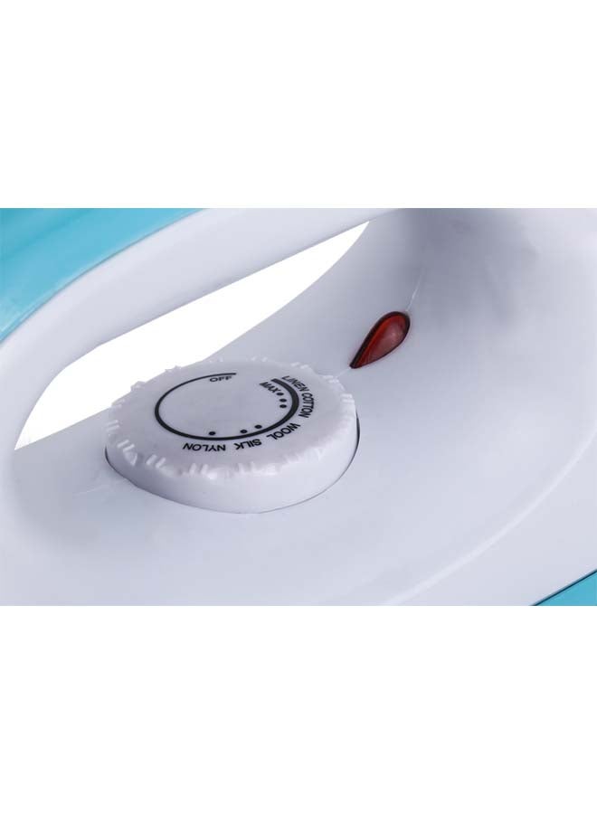 SONASHI - Dry Iron With Stainless Steel Soleplate & Adjustable Thermostat Control | Heavy Base Iron With Indicator Light | Perfect For All Types Of Clothes | 1200 W SDI-6007 Blue - Image 1