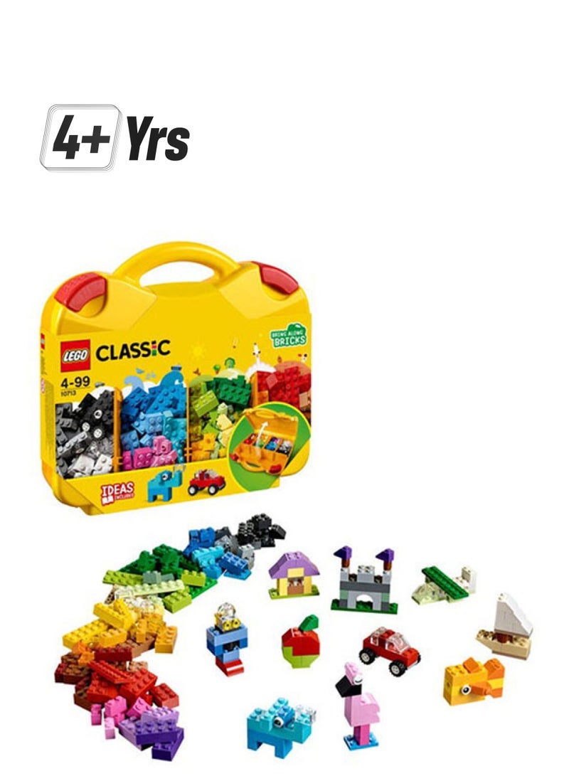 LEGO - 6213580 Lego Classic Creative Suitcase, Toy Storage Case With Fun Colourful Building Bricks, Lego Building Toy Gift For 4 Plus Year Old Kids, Boys & Girls (213 Pieces)10713 213 4+ Years - Image 1
