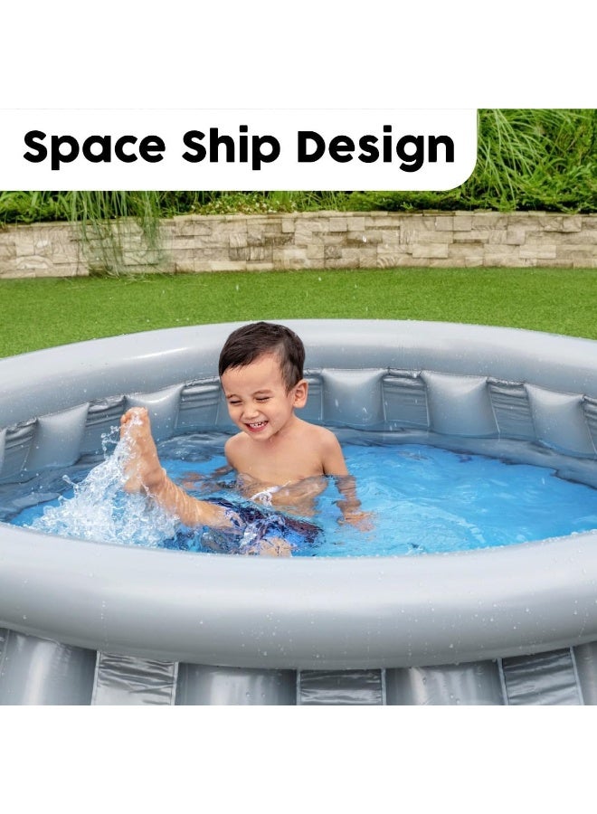 Bestway Space Ship Inflatable Play Pool 60x17inch  - Image 4