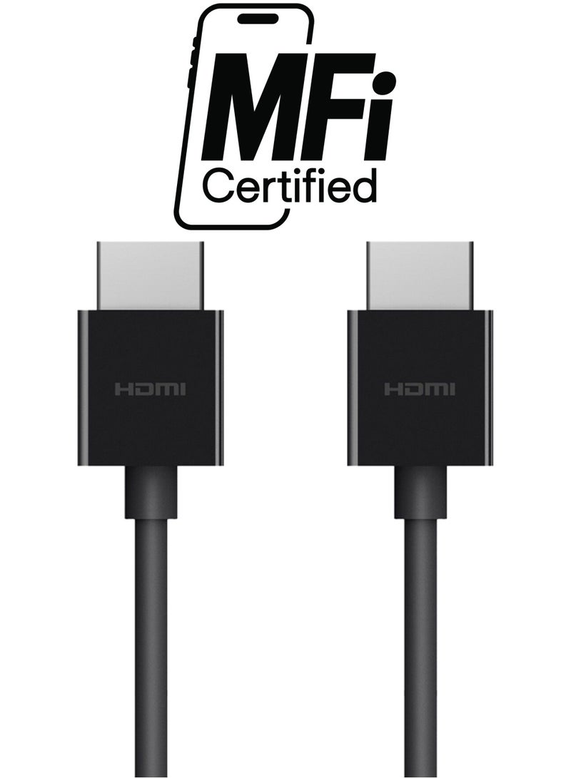 belkin Belkin Gold Plated High Speed Hdmi Cable With Ethernet 4K Black  - Image 1