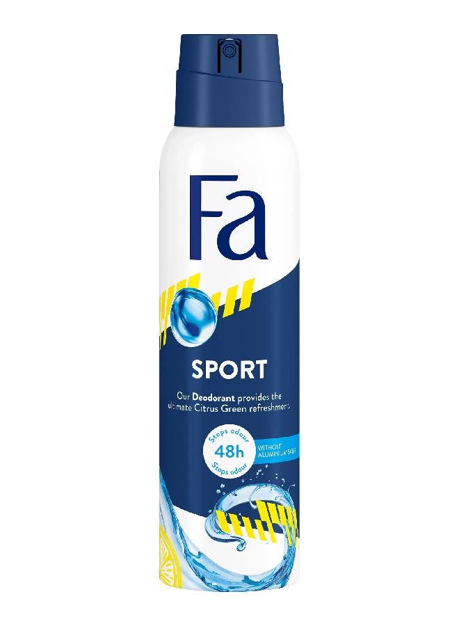 Fa Sport Citrus Green Scent 150ml - Image 1