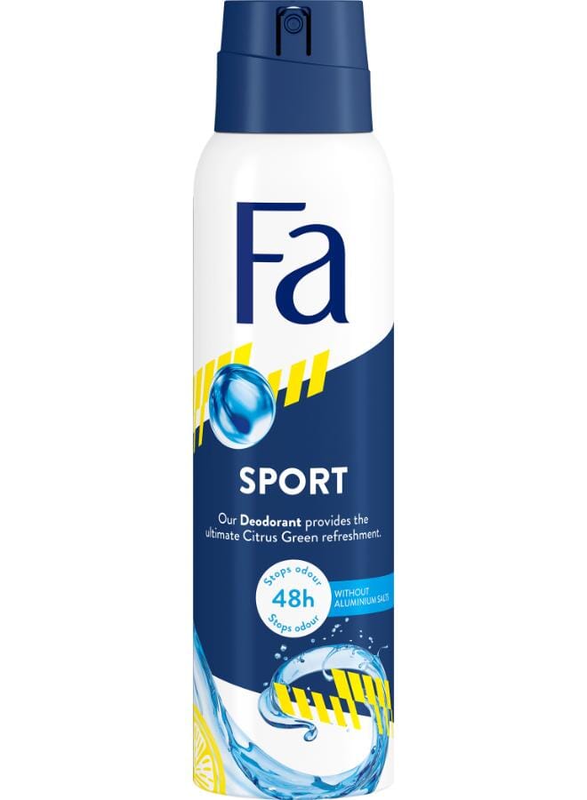 Fa Sport Citrus Green Scent 150ml - Image 1
