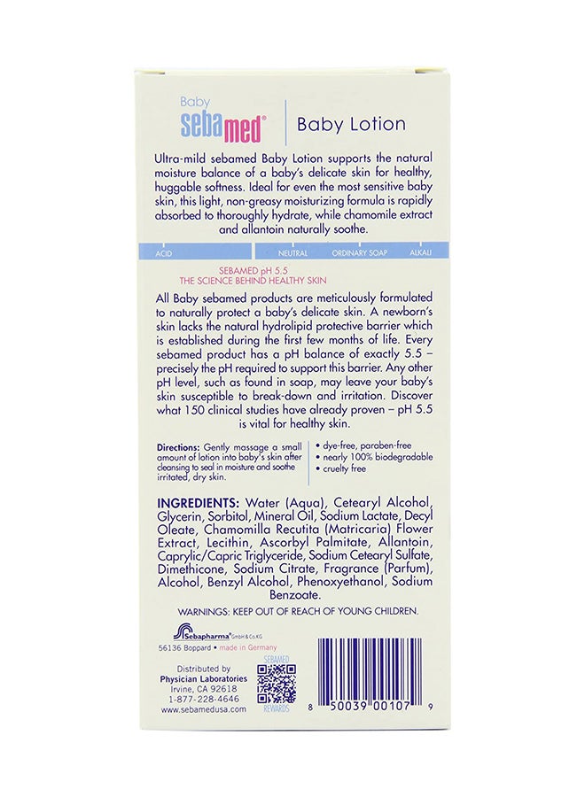 Sebamed Moisturizing Baby Body Lotion For Delicate Skin With Camomile - Image 4