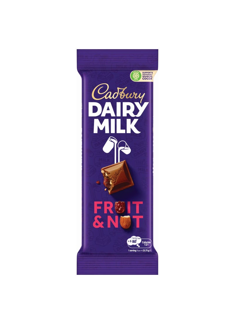 Cadbury Dairy Milk Fruit And Nut 95grams - Image 1