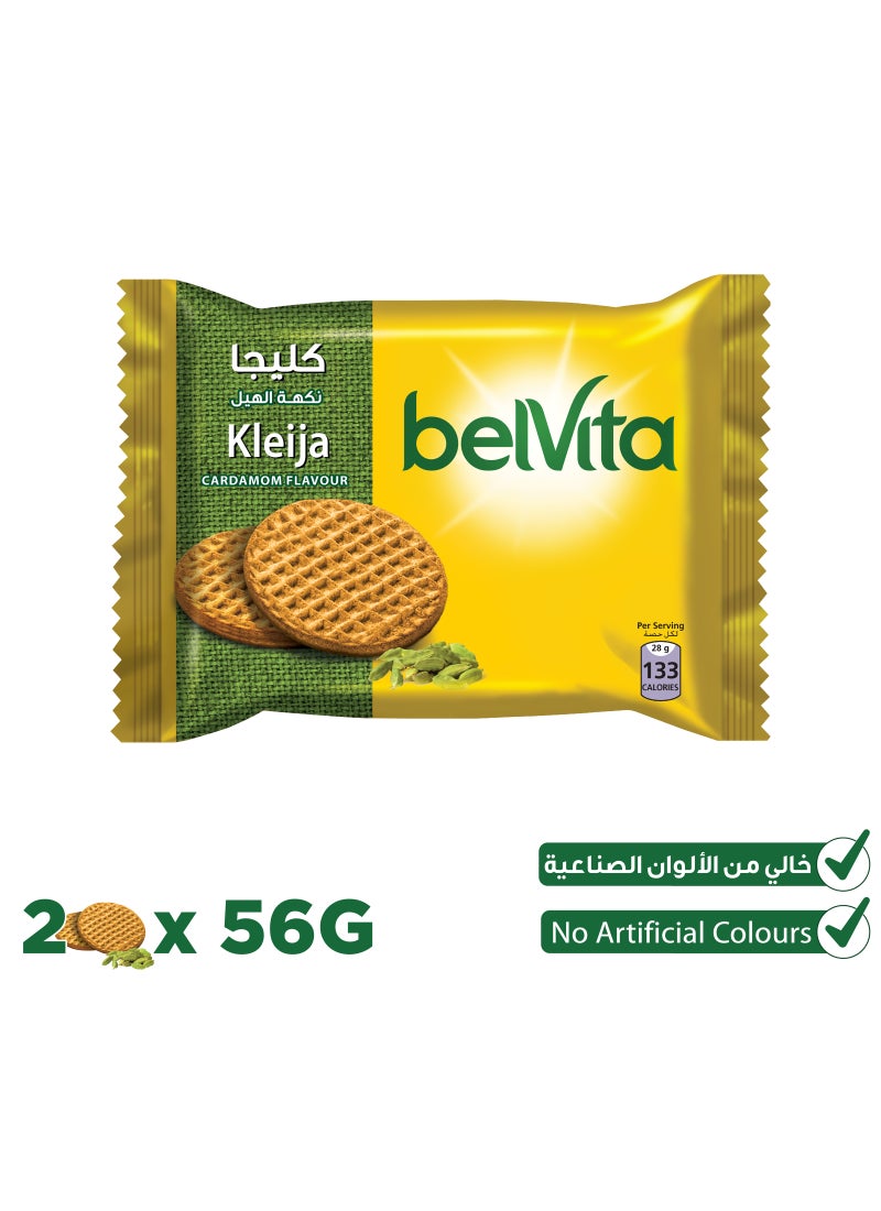 Belvita Kleija With Cardamoms Biscuits 56grams Pack of 8 - Image 2