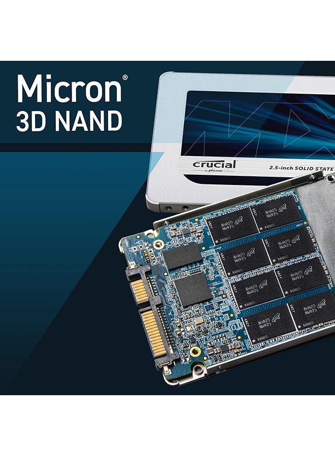 crucial - MX500 2.5" Internal SATA SSD, Up to 560 MB/s Sequential Read & Up to 510 MB/s Write Speed, Silicon Motion SM2258 Controller, Micron 3D TLC NAND Flash Technology | CT1000MX500SSD1 1000 GB - Image 1