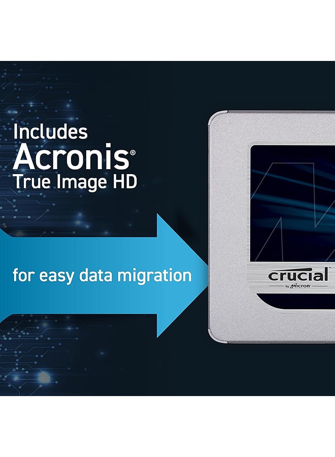 crucial - MX500 2.5" Internal SATA SSD, Up to 560 MB/s Sequential Read & Up to 510 MB/s Write Speed, Silicon Motion SM2258 Controller, Micron 3D TLC NAND Flash Technology | CT1000MX500SSD1 1000 GB - Image 1
