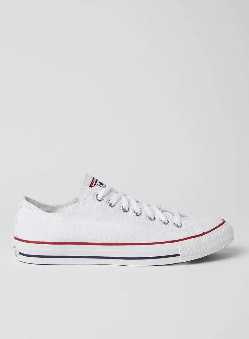 كونفرس أحذية رياضية Chuck Taylor All Star Core OX للجنسين باللون الأبيض البصري أبيض أوبتيكال - Image 1