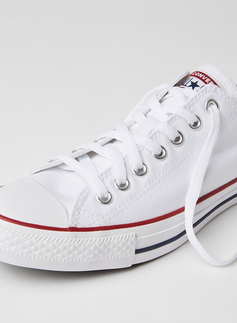 كونفرس أحذية رياضية Chuck Taylor All Star Core OX للجنسين باللون الأبيض البصري أبيض أوبتيكال - Image 4