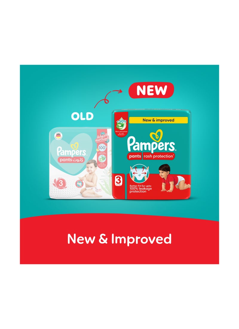 Pampers - Aloe Vera Pants Diapers Size 3 Mega Box 120 Count - Image 1