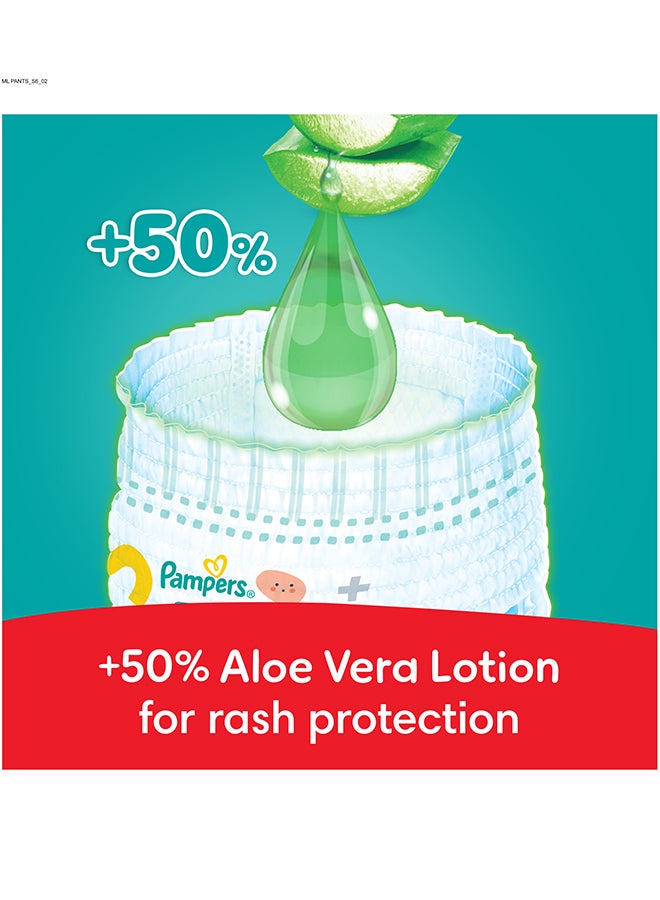 Pampers Aloe Vera Pants Diapers Size 6 Mega Box 68 Count - Image 4